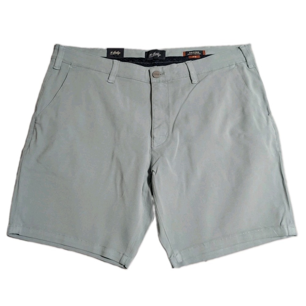 34 Heritage Arizona Chino Shorts Mens 40 Blue Stretch Straight NWT